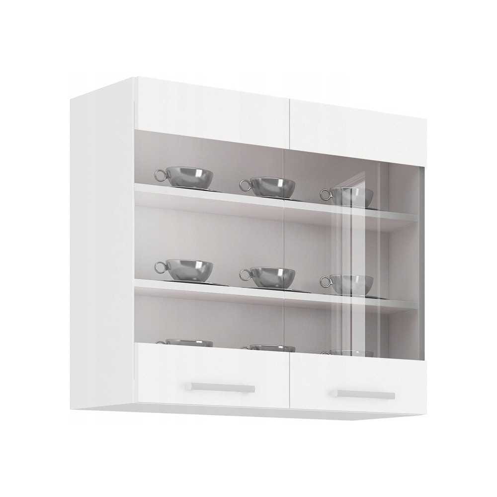 Wisząca szafka kuchenna WH BIAŁA 80 GS-72 2F