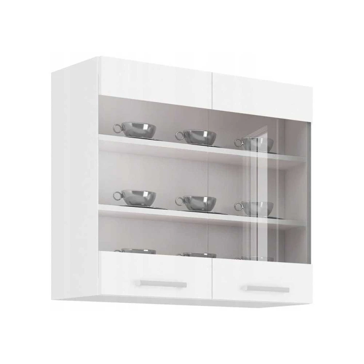 Wisząca szafka kuchenna WH BIAŁA 80 GS-72 2F