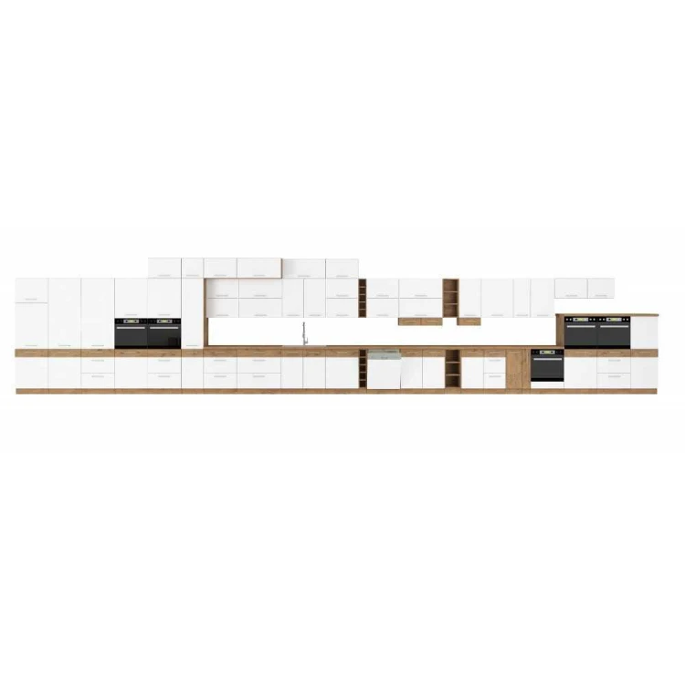 Meble kuchenne VIGO biały połysk, cichy domyk 260cm