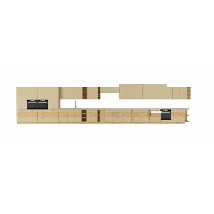 Meble kuchenne ARTISAN CAPPUCINO POŁYSK 260cm cichy domyk