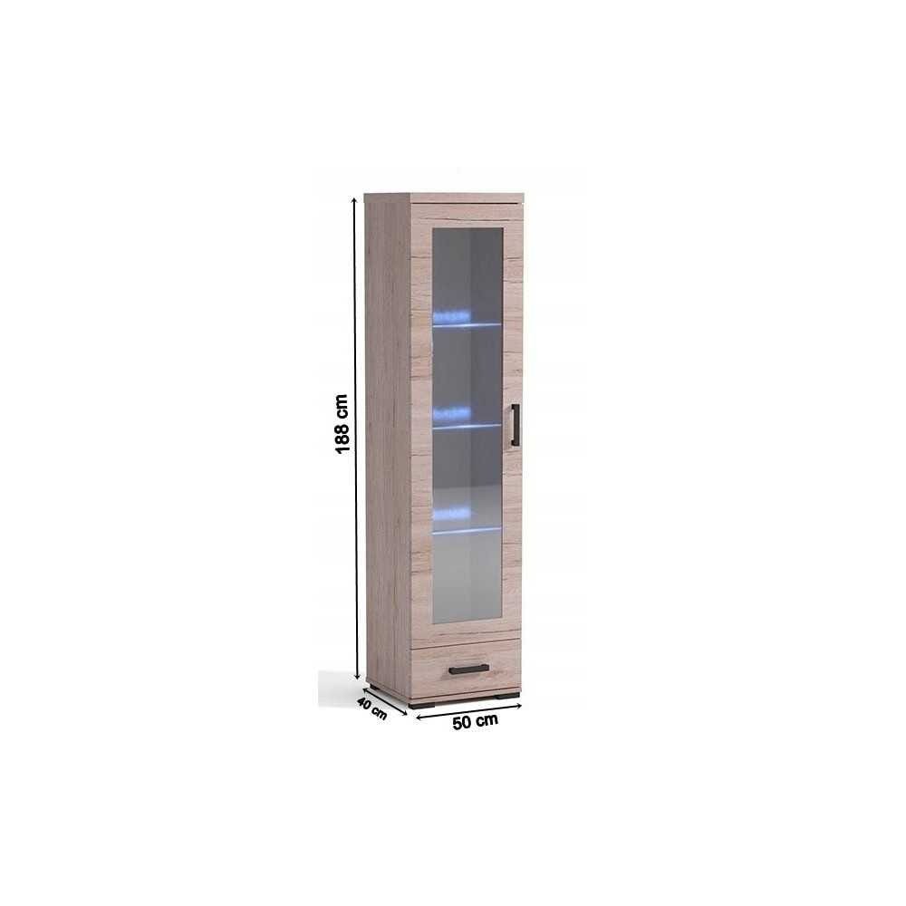 Witryna K8 z szufladą 50cm