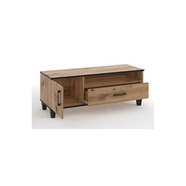 Stolik RTV P7 szuflady 120 cm - dąb artisan