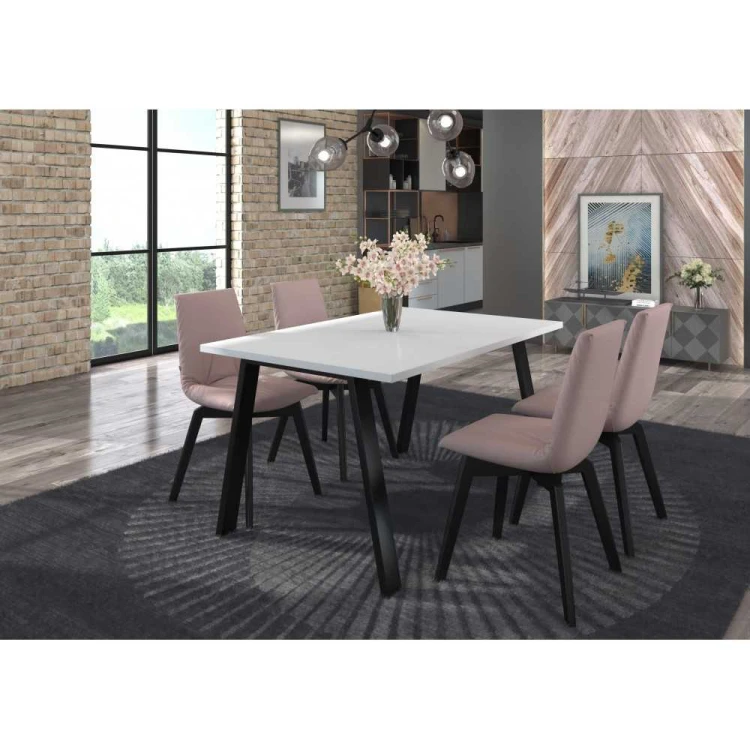 Stół prostokątny 138x90 LEO industrial 3 kolory