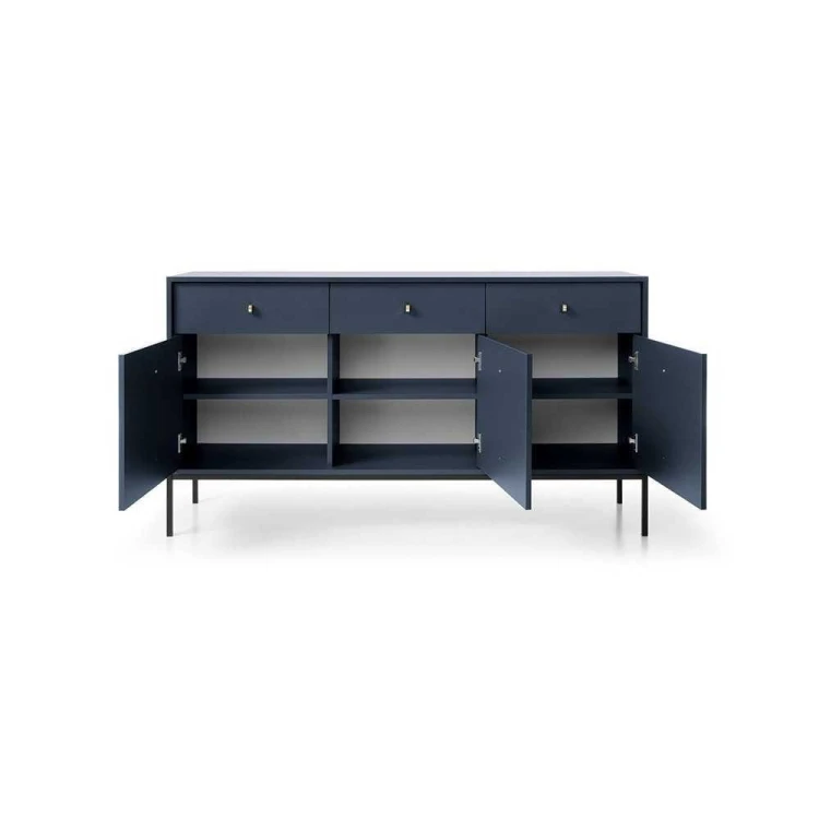 Komoda MKSZ154 Mono granat z szufladami