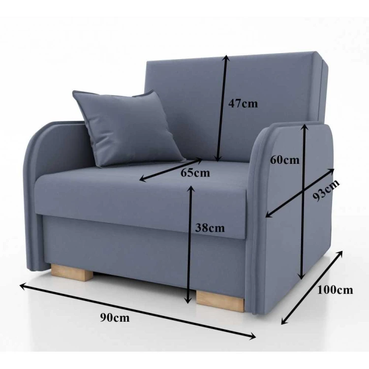 Sofa GOLD jedynka amerykanka rozkładana
