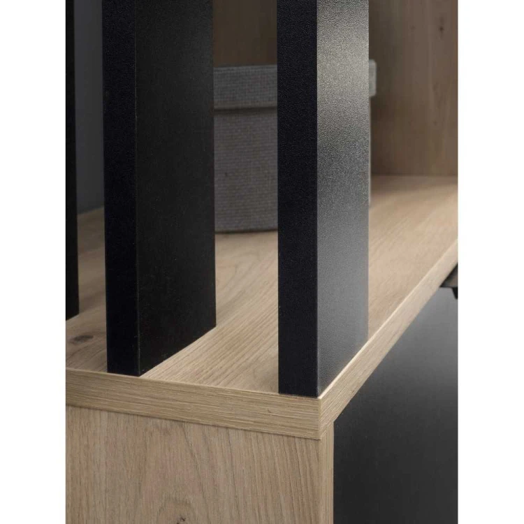 Garderoba z lustrem lamele artisan uniwersalna