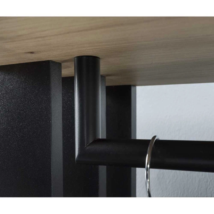 Garderoba z lustrem lamele artisan uniwersalna