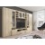 Klasyczna meblościanka PARIS 340 cm dąb sonoma + grafit MDF