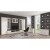 Klasyczna meblościanka PARIS 340 cm dąb sonoma + sonoma MDF
