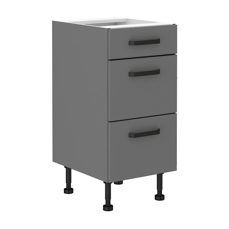 Meble kuchenne NESSA - ANTRACYT kuchnia 240CM