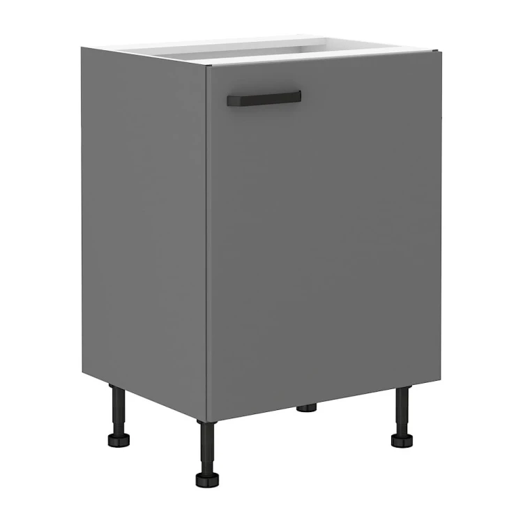 Meble kuchenne NESSA - ANTRACYT kuchnia 240CM