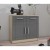 Komoda Paris dąb sonoma + grafit MDF 69