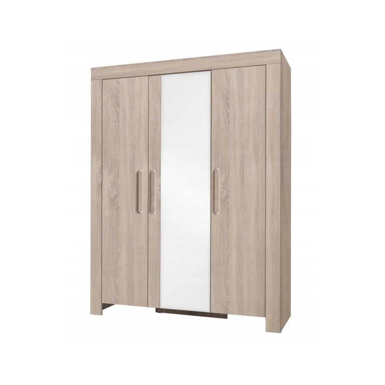 Szafa trzydrzwiowa z lustrem, system CEZAR sonoma