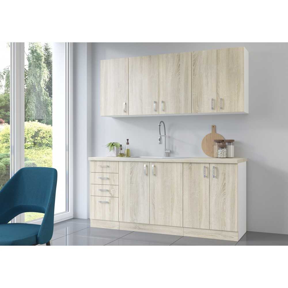 Wysoka szafka kuchenna SARA 40 DK-210 2F sonoma