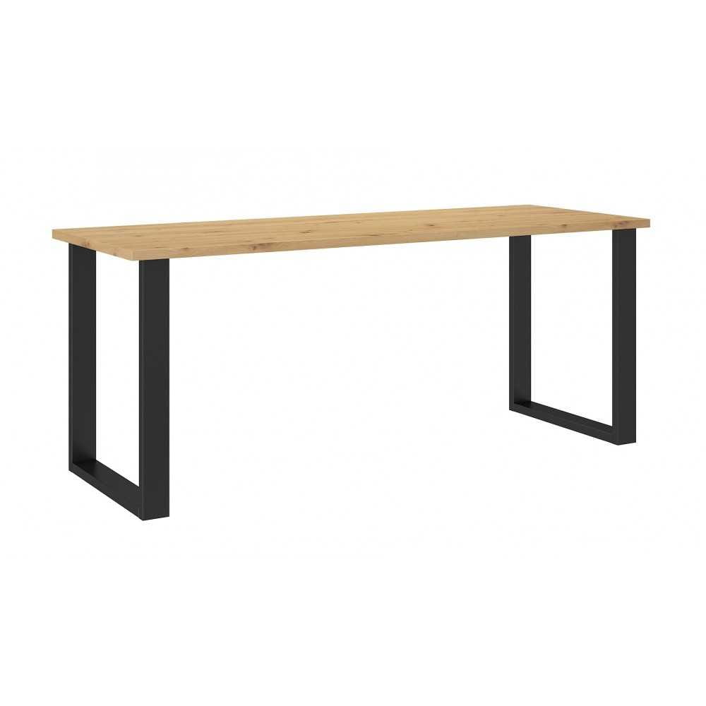 Stół prostokątny 185x67 LOFT metalowe nogi