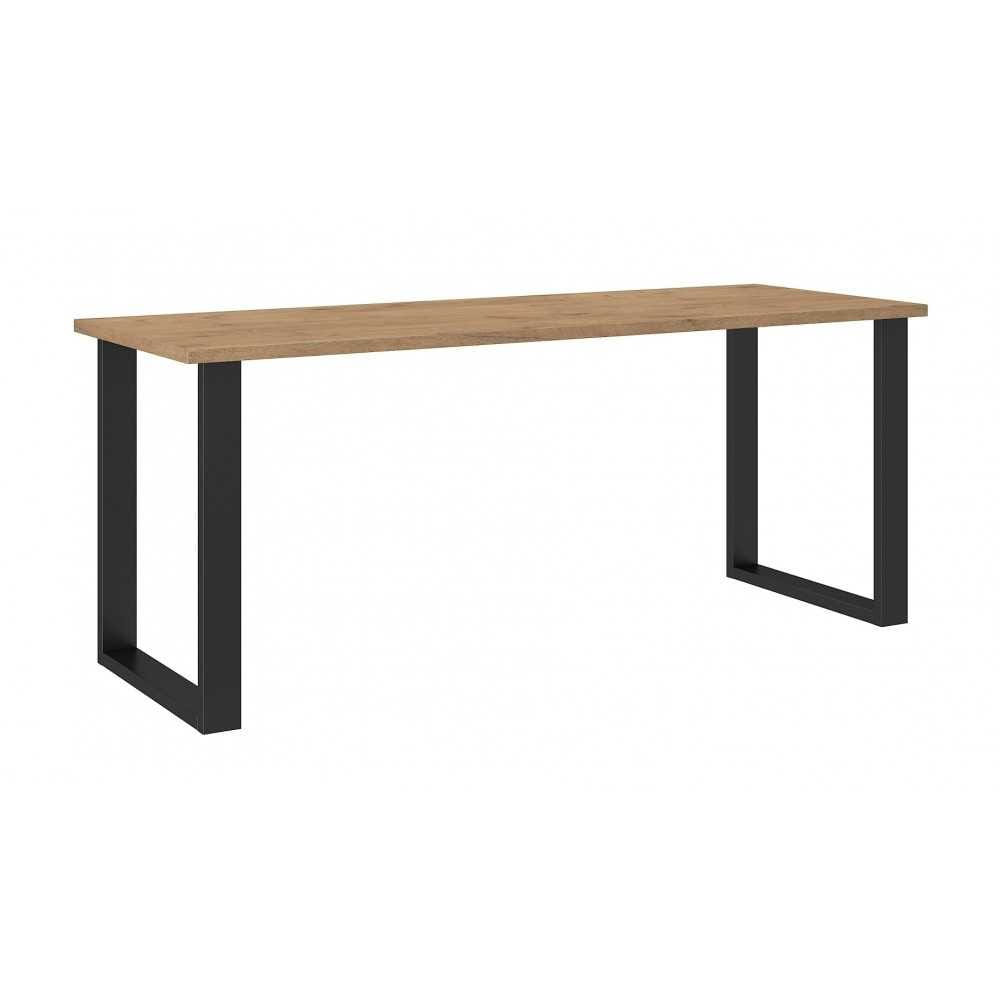 Stół prostokątny 185x67 LOFT metalowe nogi