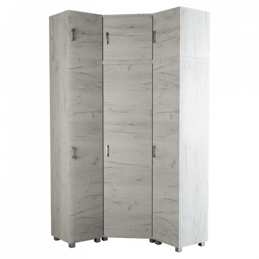 Duża garderoba narożna 130 wysoka