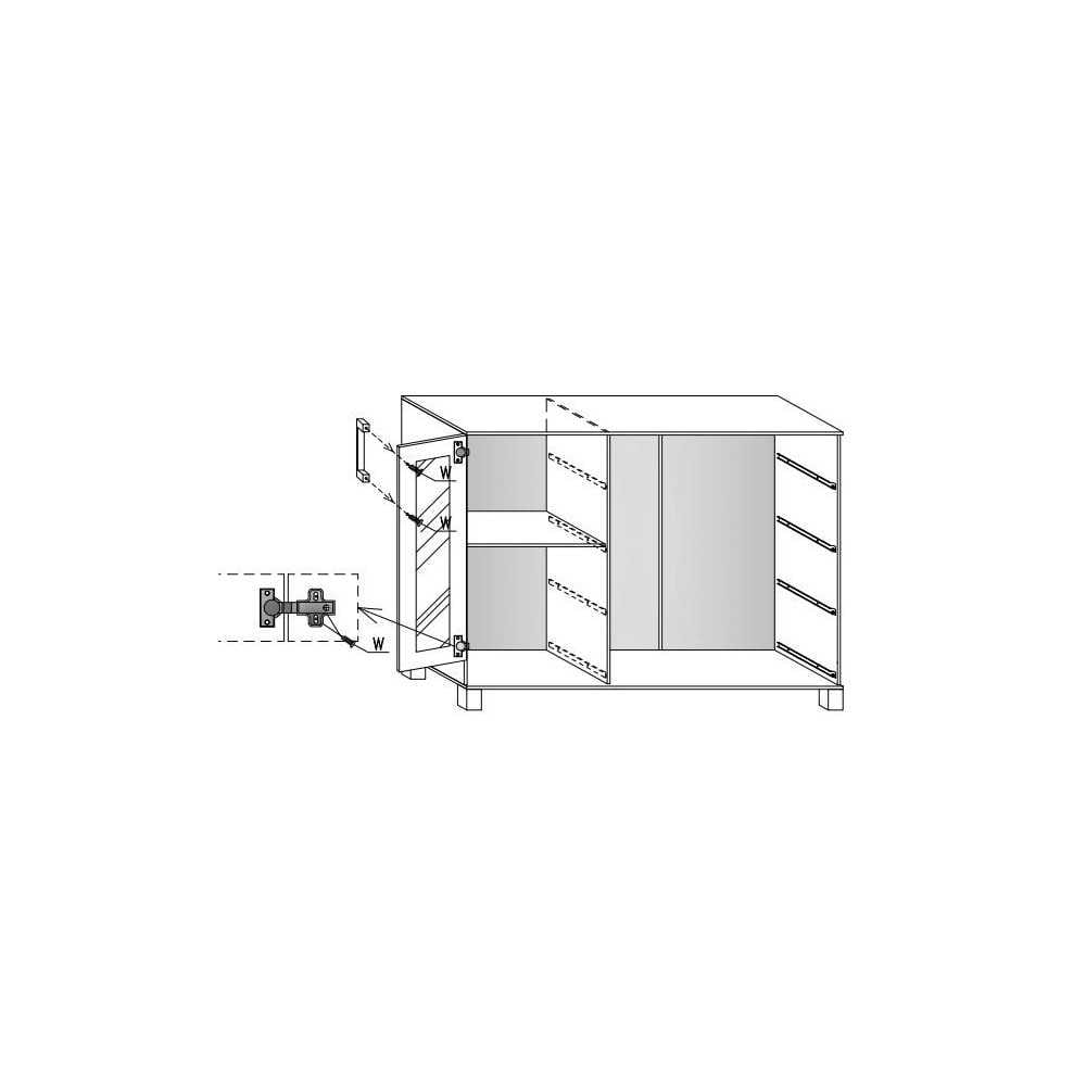Komoda K2 z szufladami 120cm