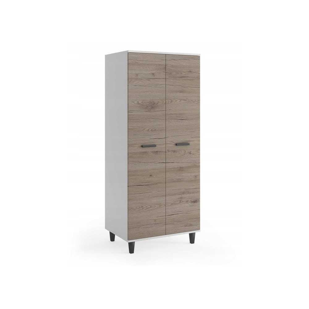 Szafa dwudrzwiowa B7 na nóżkach skandynawska 80cm