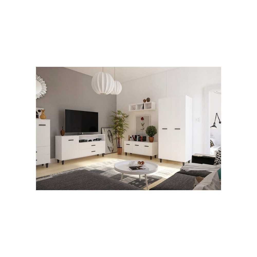 Szafa dwudrzwiowa B7 na nóżkach skandynawska 80cm