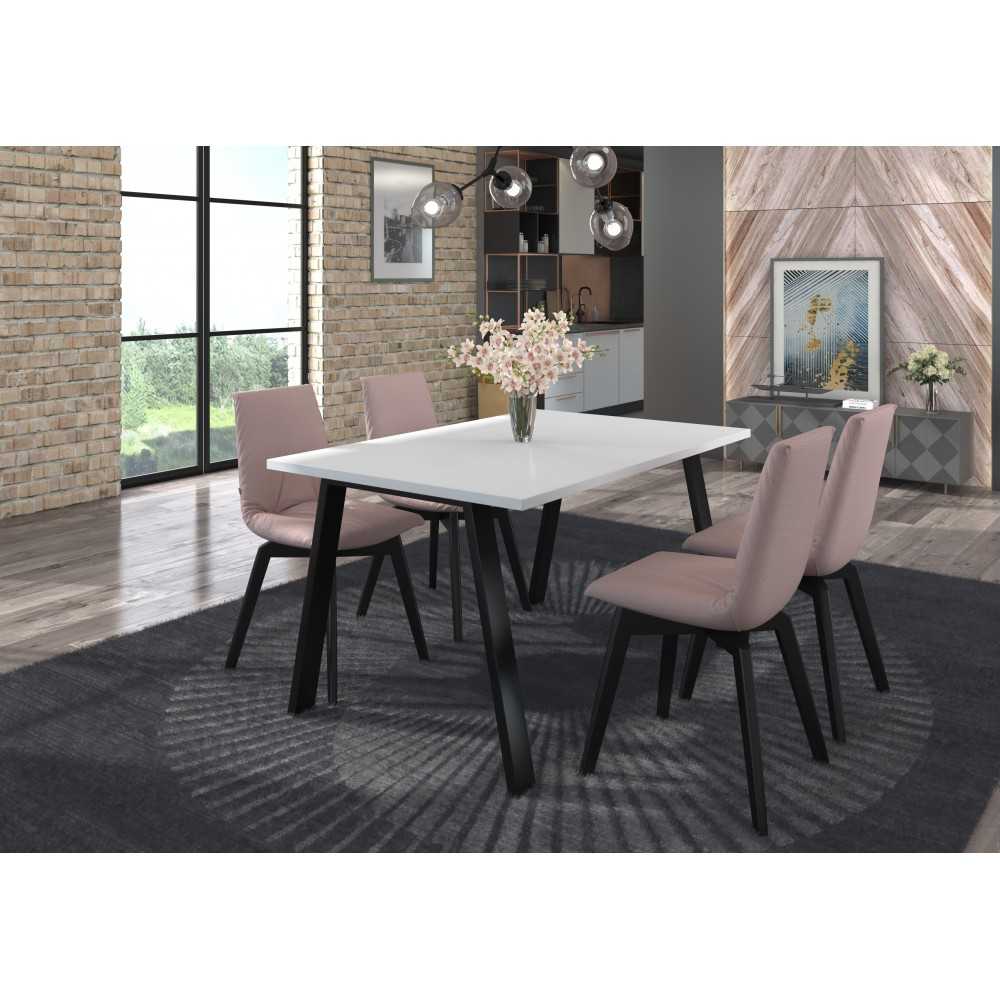 Stół prostokątny 138x90 LEO industrial 3 kolory
