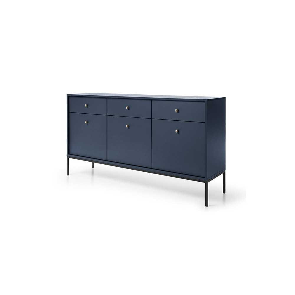 Komoda MKSZ154 Mono granat z szufladami