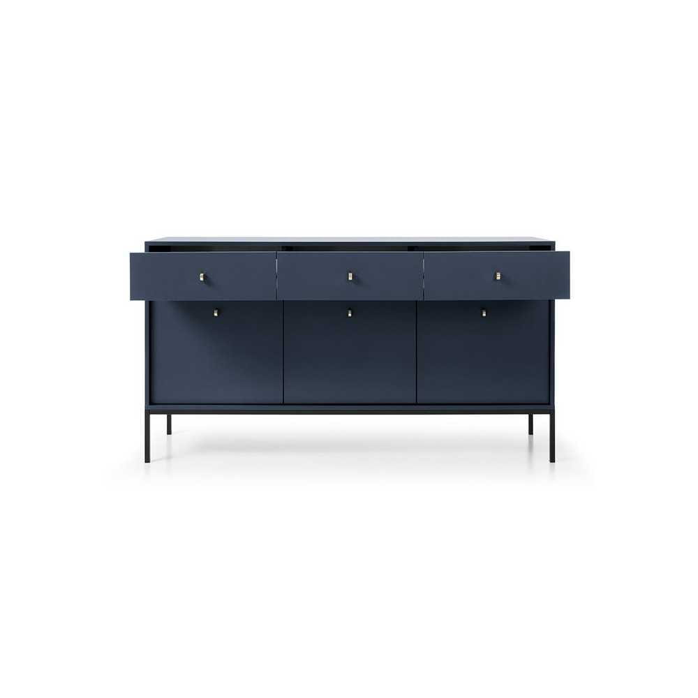 Komoda MKSZ154 Mono granat z szufladami