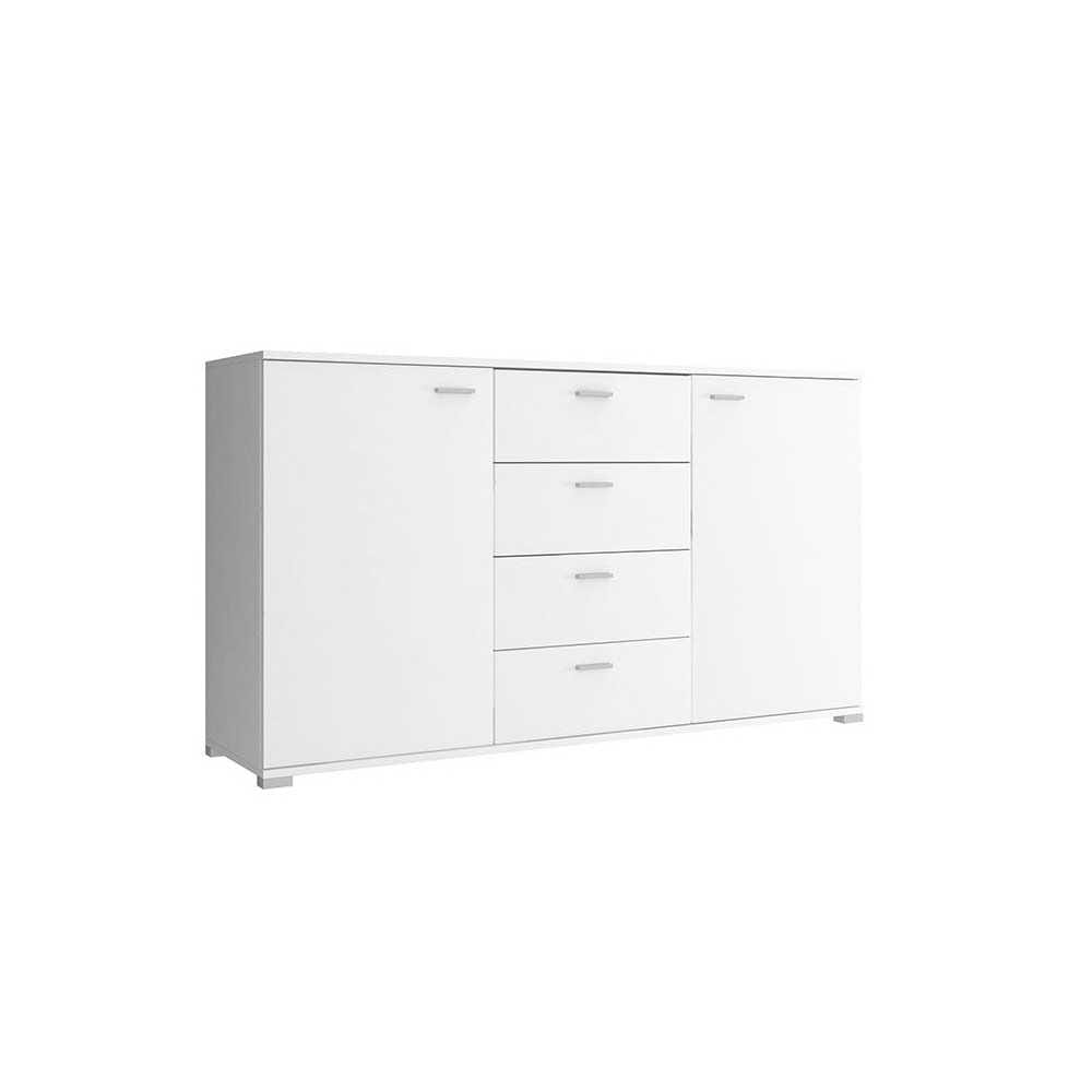 Komoda 150 szuflady + szafka biała