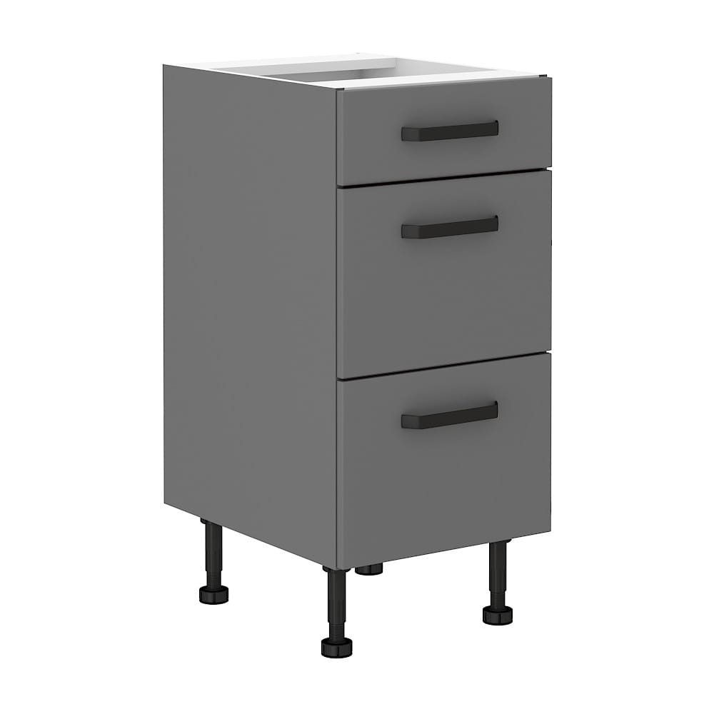 Meble kuchenne NESSA - ANTRACYT kuchnia 240CM